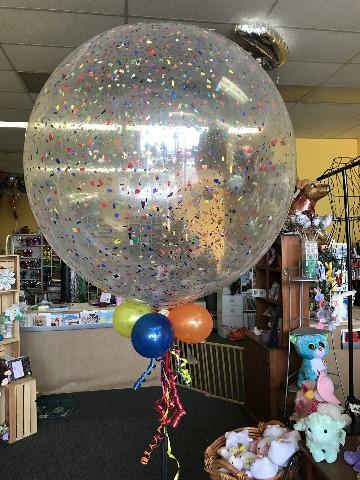 3 foot confetti balloon