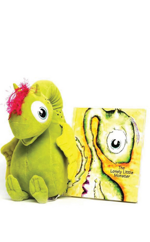 Worrywoo Nola: The Monster of Loneliness Plush & Book Set