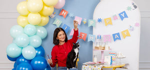 PET1103 - Happy Birthday Banner - Cat