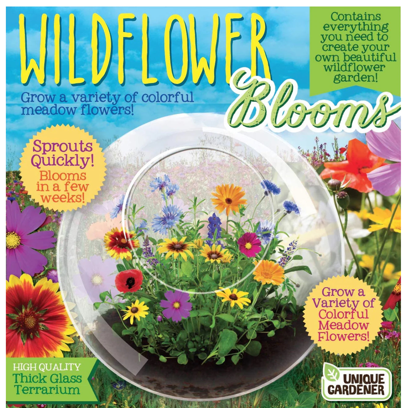 Wildflower Blooms Terrarium