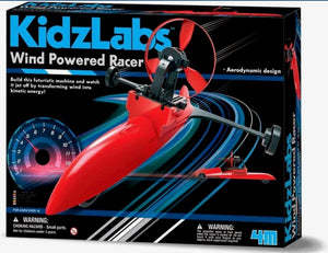 4M KidzLabs Wind Powered Racer - Build Your Own