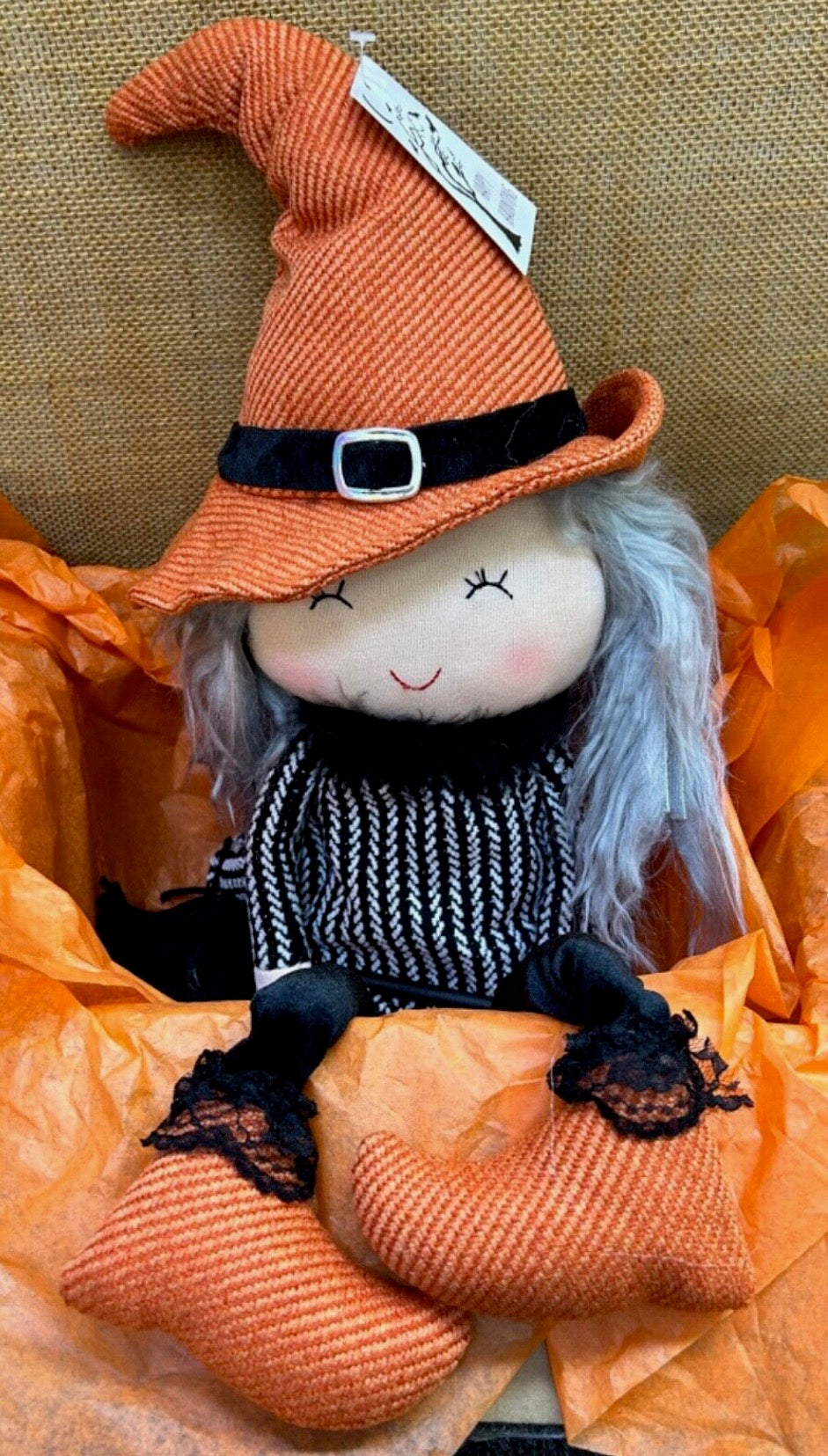 27” Happy Haunting Witch