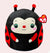 Ty Squishy Beanies Lucy the 10” Red Ladybug