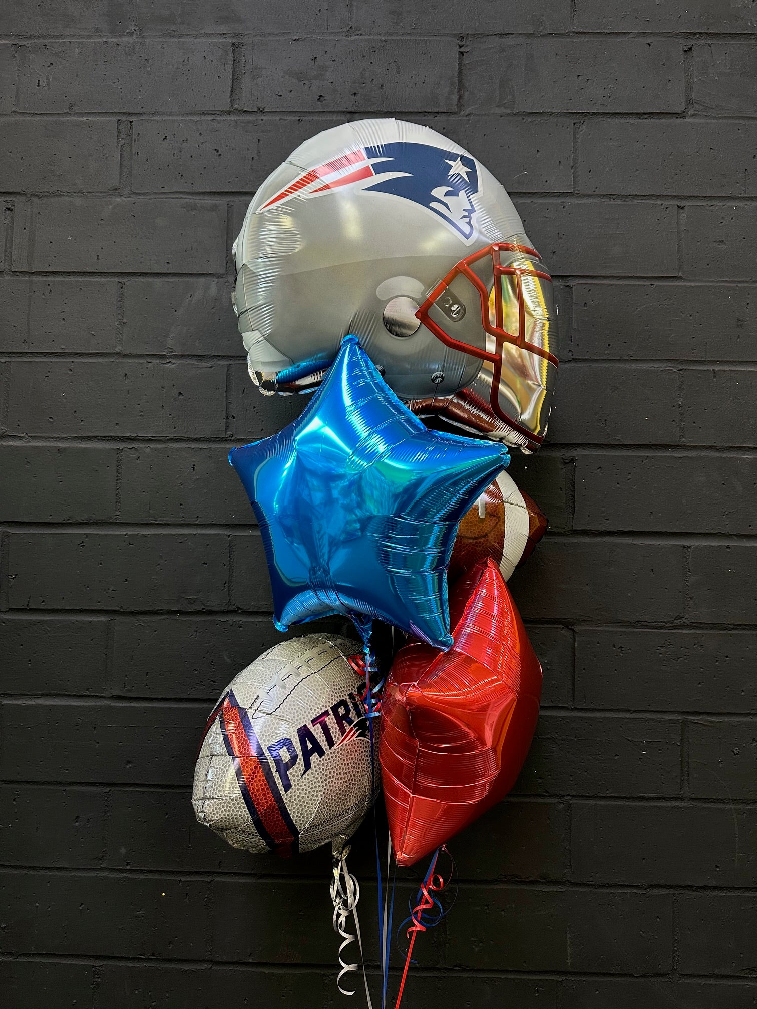 Patriots Small All Mylar Bouquet