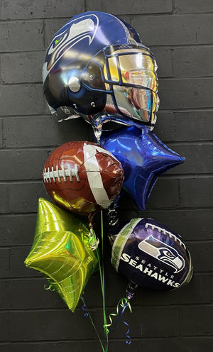 Seahawks Small All Mylar Bouquet