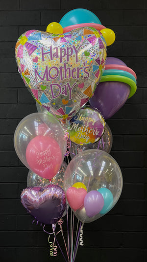 Happy Mother's Day Bouquet With Jumbo Heart