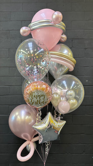 Shimmery Birthday Bouquet