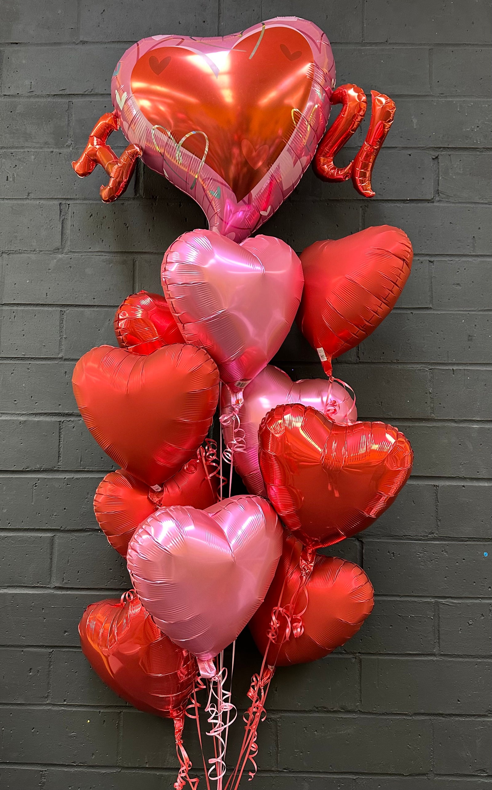 I love you All Mylar Bouquet