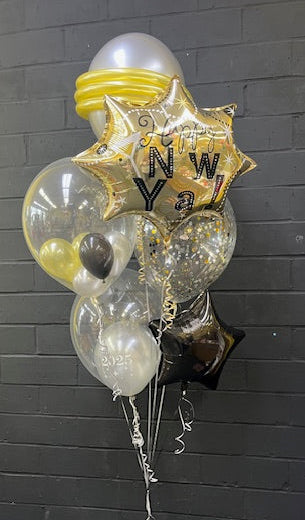 White Gold New Years Bouquet