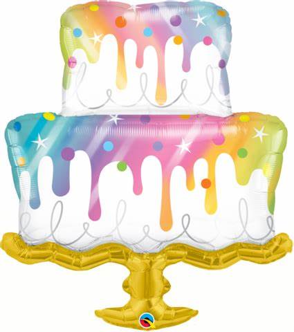 Drippy Cake Mylar