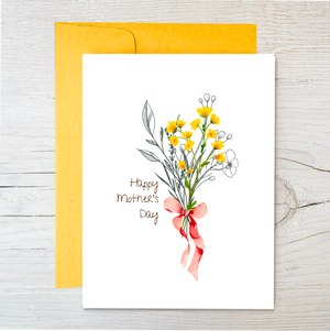 Plantable Card | Mother’s Day Card | Eco Card | Bouquet