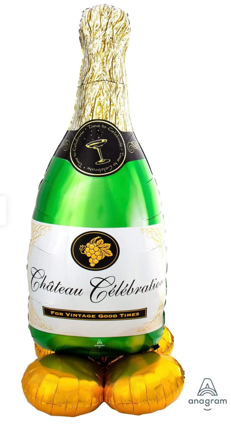 Champagne Wine Bottle 60" AirLoonz Balloon