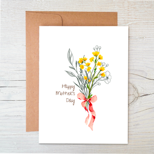 Plantable Card | Mother’s Day Card | Eco Card | Bouquet