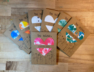 Plantable Heart Card: Sustainable Valentine, Be Mine