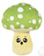 10" Green Mushroom Plush