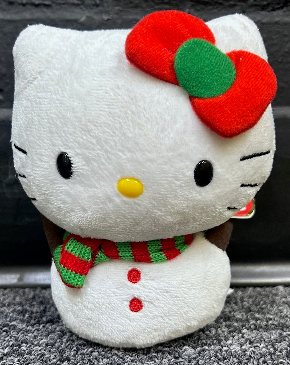 Ty Hello Kitty with Scarf Christmas Plush
