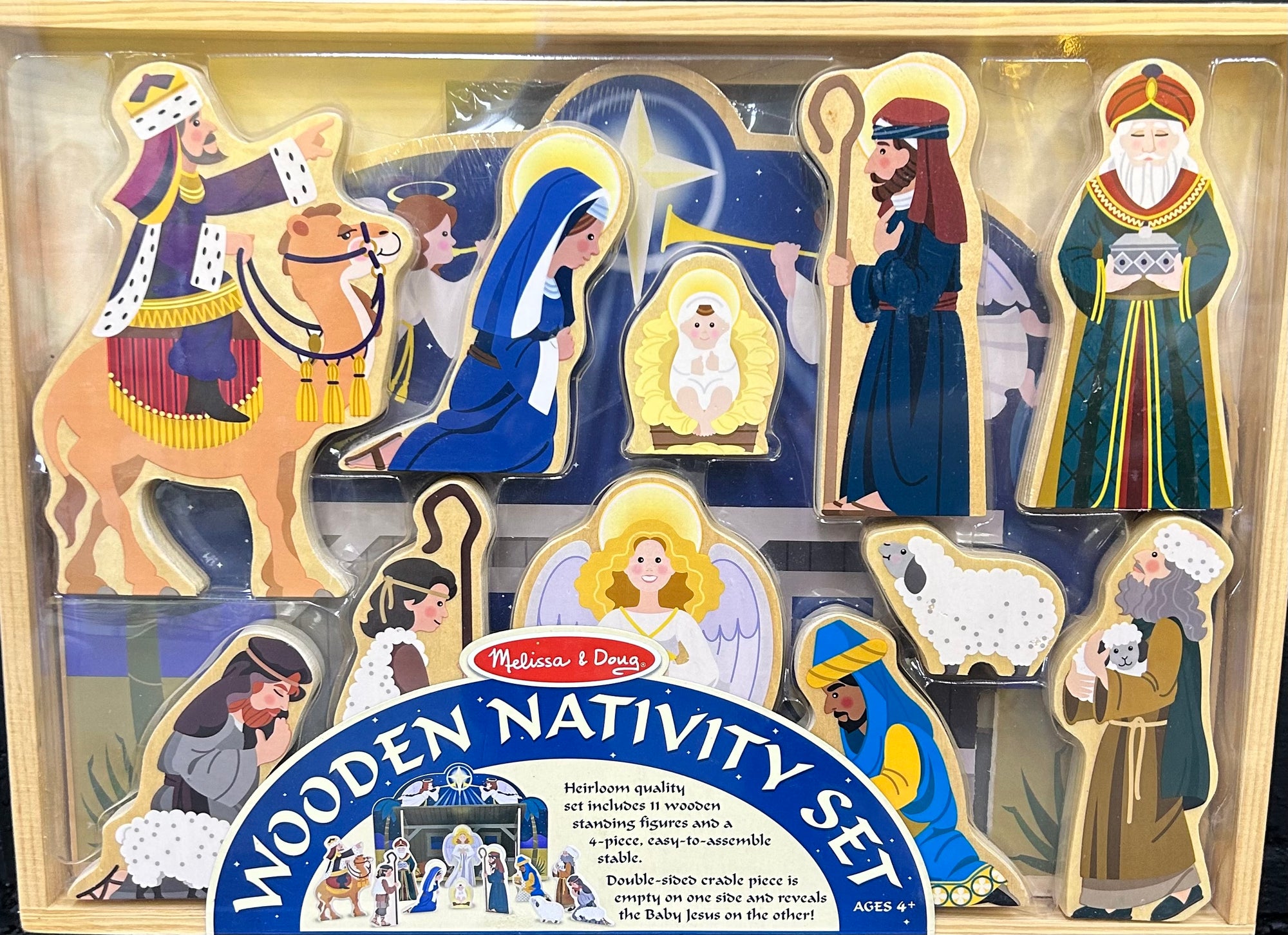 Wooden Nativity Set