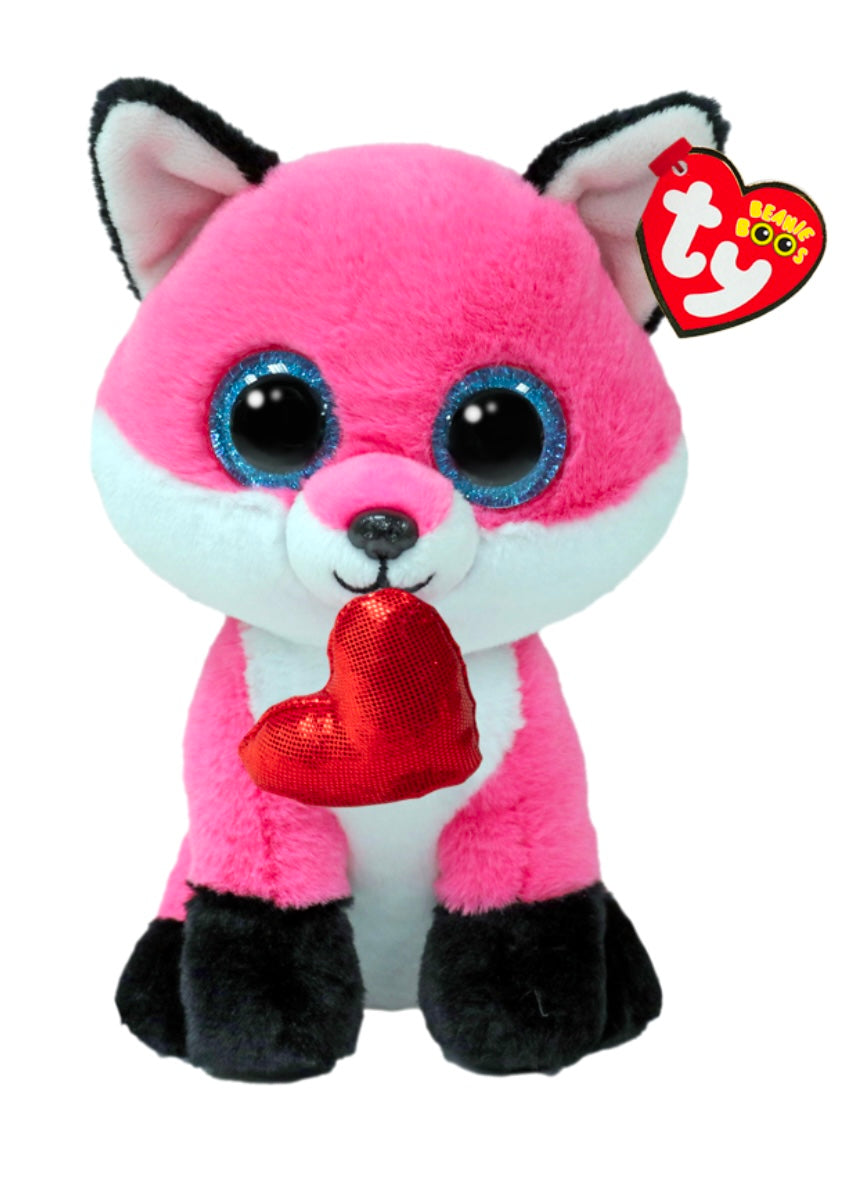 Ty Beanie Boos Parfait the Pink Valentine's Day Fox