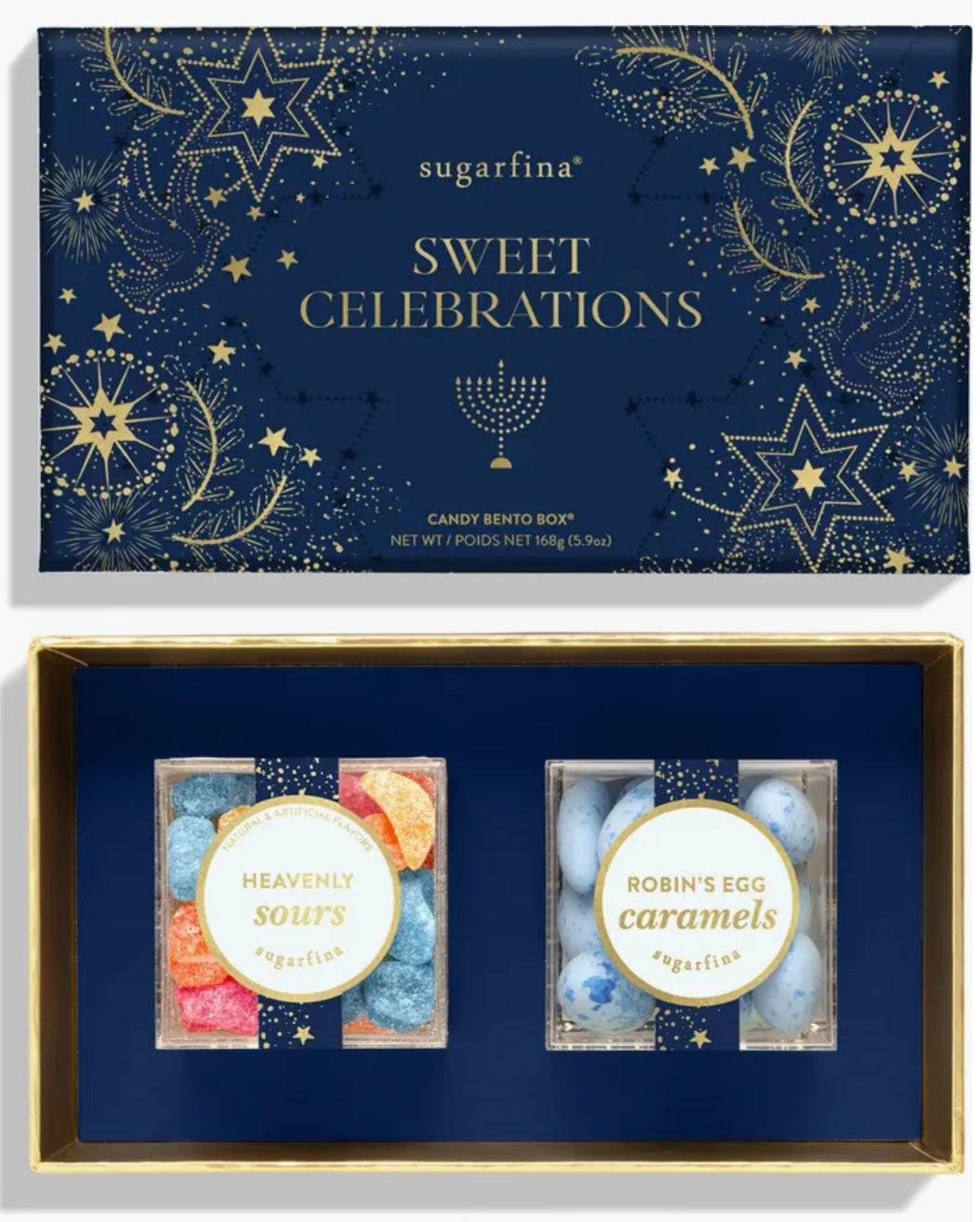 Sugarfina Hanukkah Sweet Celebrations Candy Bento Box
