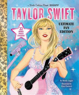 Taylor Swift Ultimate Fan Edition Little Golden Book Biography & 22 Bonus Pages