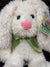 16" White Easter Bunny Plush