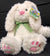 16" White Easter Bunny Plush