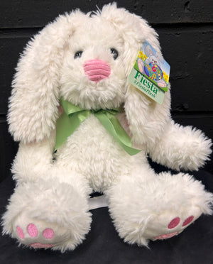 16" White Easter Bunny Plush