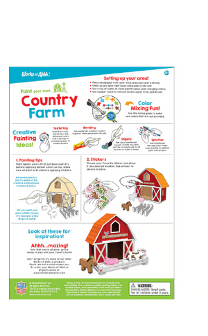 COUNTRY FARM WOOD PAINT KIT