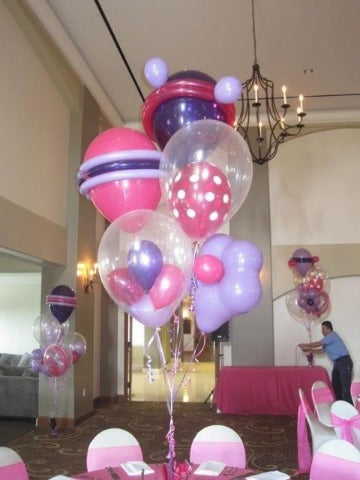 Pinks and Purples Centerpiece