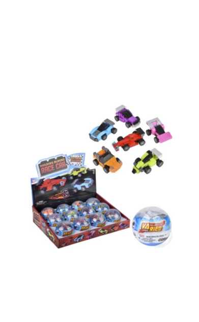 2.75" Building Block Pull Back Race Car