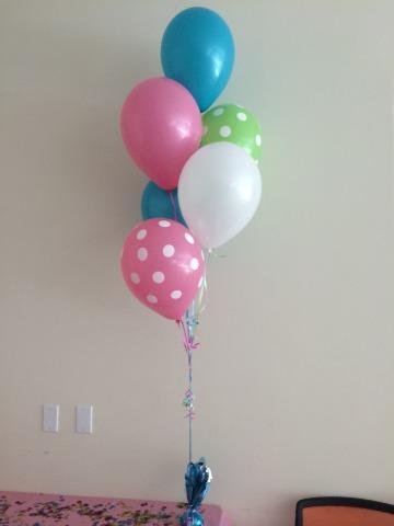 11-inch Balloons with Polka Dot Print