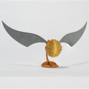 Harry Potter Golden Snitch Collectible 3D Wood Model by Incredi Builds