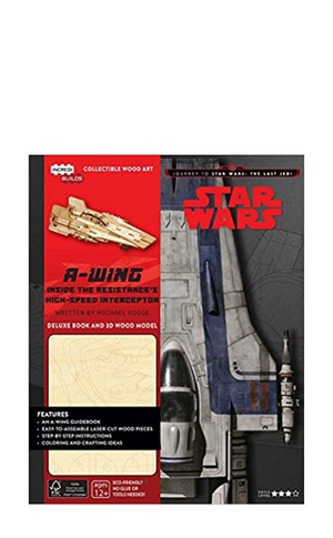 IncrediBuilds: Journey to Star Wars: The Last Jedi: A-wing Deluxe Book and Model Set: