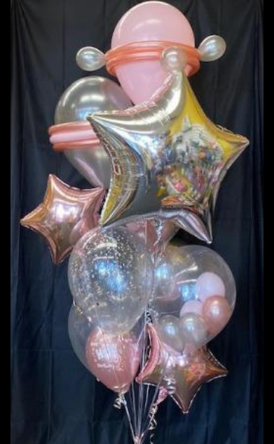 Rose Gold, Silver And Pink Bouquet