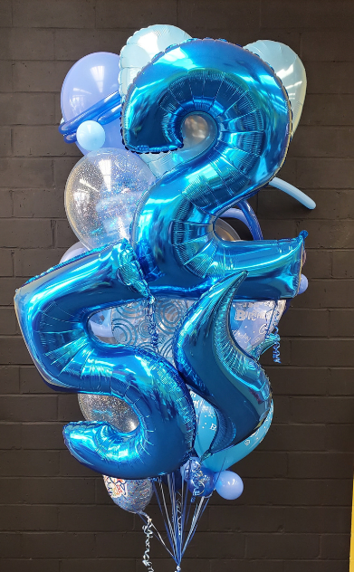 All Blues HBD Bouquet