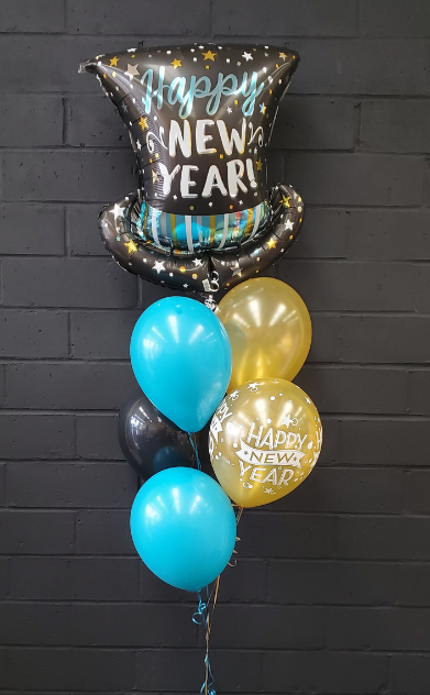 Teal & Gold New Year Centerpiece