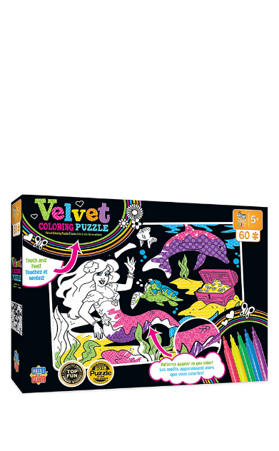 Mermaid Velvet Coloring 60pc
