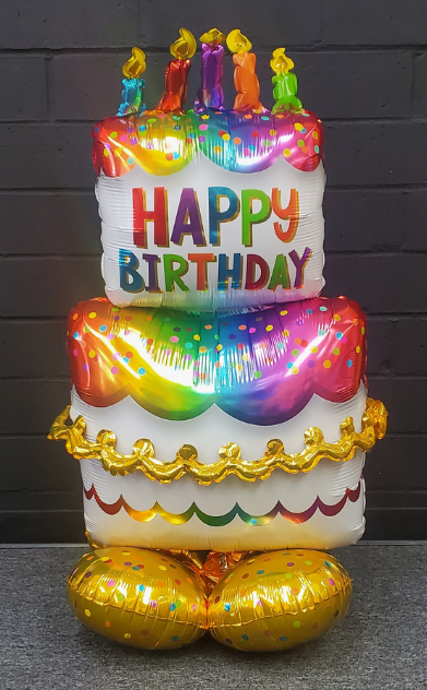 53" Birthday Cake AirLoonz