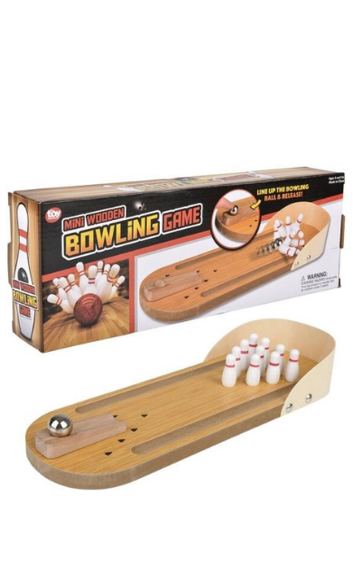 Desktop Wooden Bowling Game