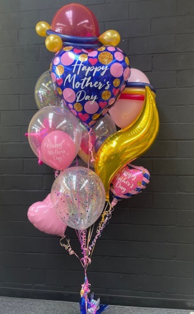 Navy, Pink and Gold Mothers Day Bouquet