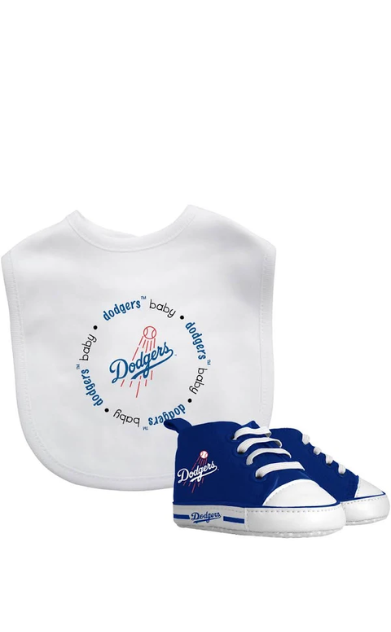 Los Angeles Dodgers Baby Bibs, 2-Pack