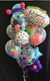 Grad Polka Dot Bouquet