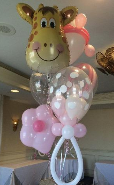 Baby Shower centerpiece with Animal