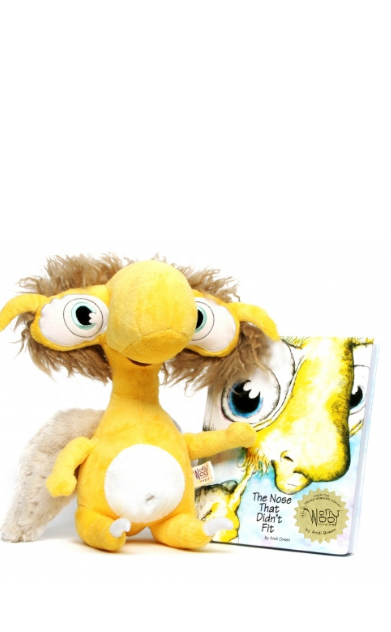 WorryWoo Rue : The Monster of Insecurity Plush & Book Set
