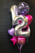 Mylar and Clearz Bouquet with Numbers