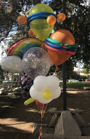 Rainbow (outside) bouquet