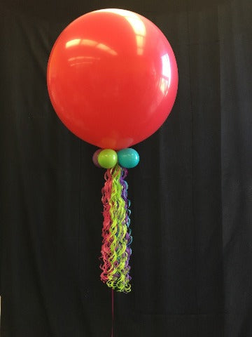 3 foot round with tassel